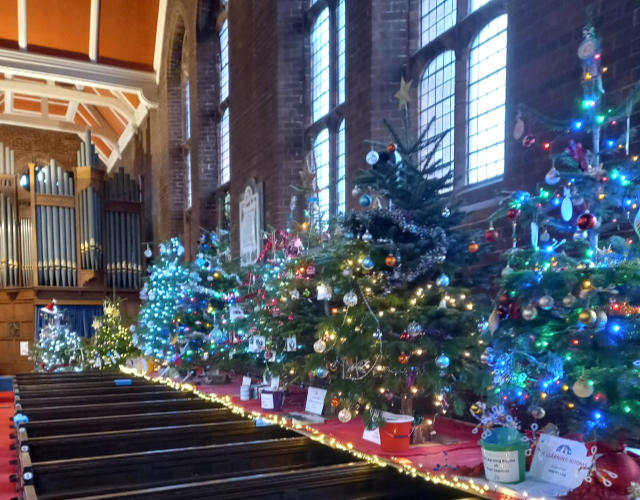 Blundellsands Christmas tree festival 2023