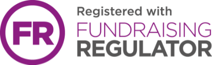 Registered with the Fundraising Regulator graphic