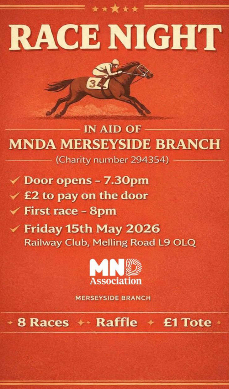 Charity Race Night | MNDA Merseyside Branch